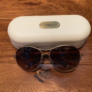 Chloe Aviator Sunglasses
